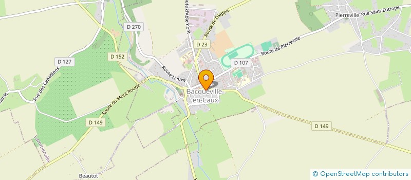 localisation de l'entreprise MONSIEUR BASTIEN GRENU-GUEIT  BACQUEVILLE-EN-CAUX