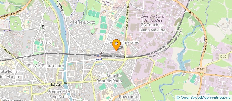 localisation de l'entreprise MONSIEUR BASTIEN GRIFFON à LAVAL