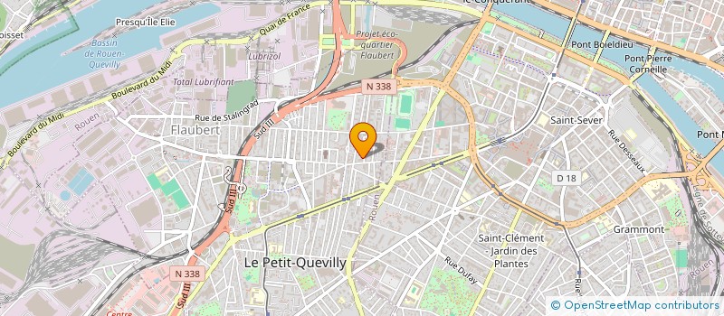 localisation de l'entreprise MONSIEUR BASTIEN GRIGNON  LE PETIT-QUEVILLY