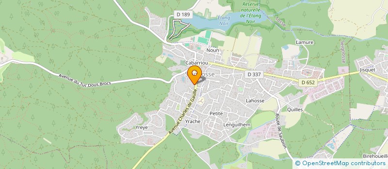 localisation de l'entreprise MONSIEUR BASTIEN GRIMALDI  SEIGNOSSE