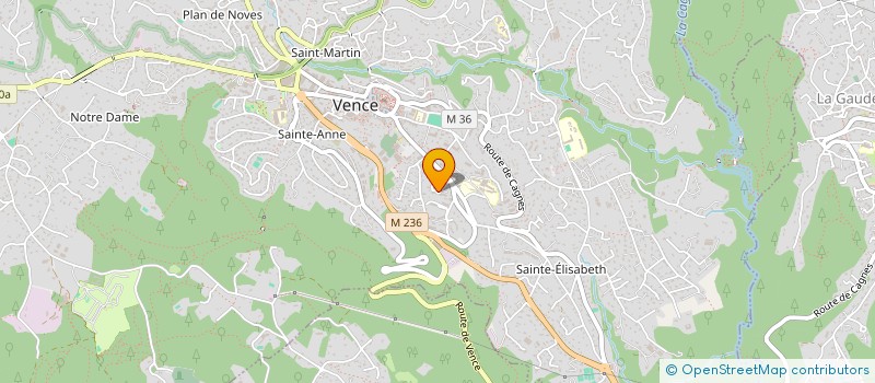 localisation de l'entreprise MONSIEUR BASTIEN GUARRACINO à VENCE