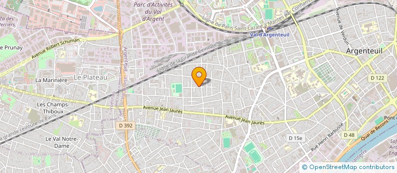 localisation de l'entreprise MONSIEUR BASTIEN GUASCH-FERRER à ARGENTEUIL