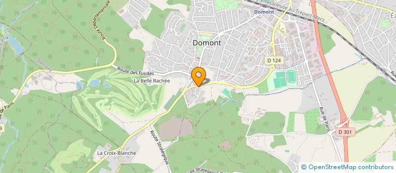 localisation de l'entreprise MONSIEUR BASTIEN GUERINEAU  DOMONT