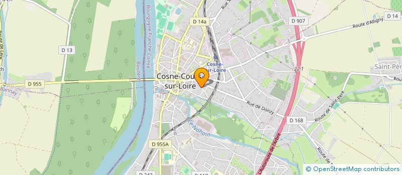 localisation de l'entreprise MONSIEUR BASTIEN GUIGNEBERT  COSNE-COURS-SUR-LOIRE