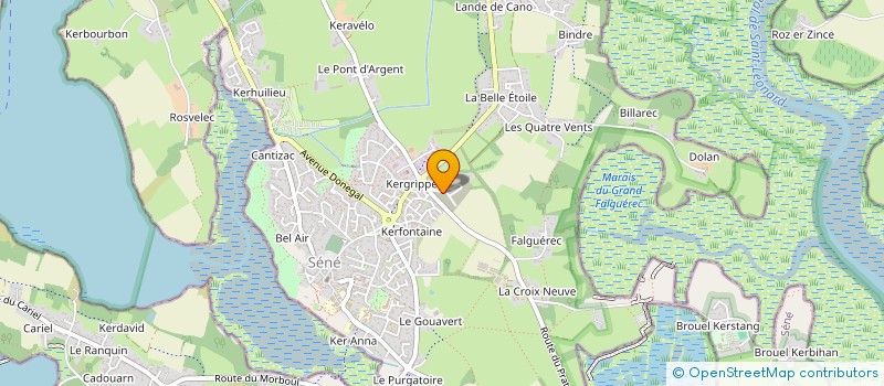 localisation de l'entreprise MONSIEUR BASTIEN GUILLERME  SENE