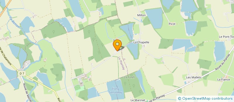 localisation de l'entreprise MONSIEUR BASTIEN GUILLOT  LE PLANTAY