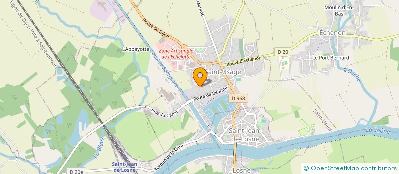 localisation de l'entreprise MONSIEUR BASTIEN GUILLOUX  SAINT-USAGE