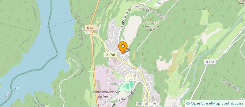 localisation de l'entreprise MONSIEUR BASTIEN HAUTECOEUR  MOIRANS-EN-MONTAGNE