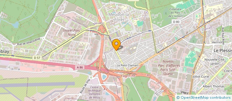 localisation de l'entreprise MONSIEUR BASTIEN HAZELZET à CLAMART