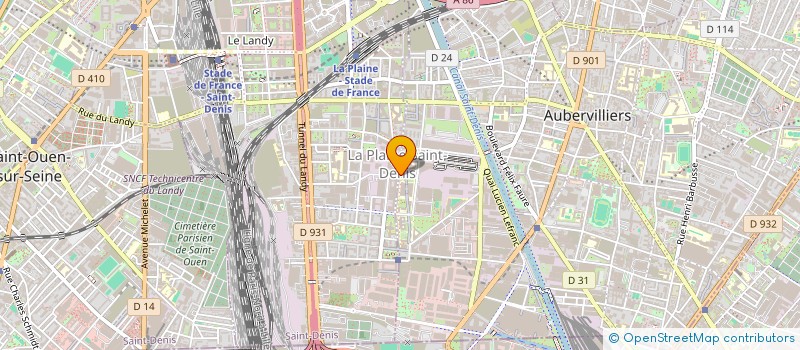 localisation de l'entreprise MONSIEUR BASTIEN HELIGOIN à AUBERVILLIERS