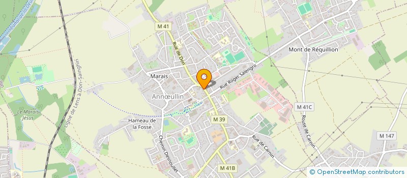 localisation de l'entreprise MONSIEUR BASTIEN HENIN  ANNULLIN