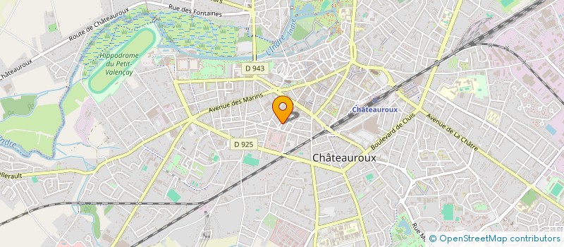 localisation de l'entreprise MONSIEUR BASTIEN HERITIER à CHATEAUROUX