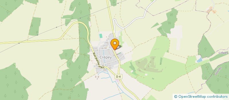 localisation de l'entreprise MONSIEUR BASTIEN HERNANDEZ  CREPEY