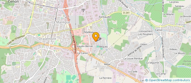 localisation de l'entreprise MONSIEUR BASTIEN HOARAU  ARTIGUES-PRES-BORDEAUX