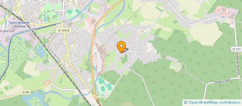 localisation de l'entreprise MONSIEUR BASTIEN HOURIEZ  SAINT-AMAND-LES-EAUX