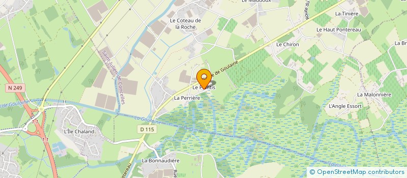 localisation de l'entreprise MONSIEUR BASTIEN JACQUOT  LE LOROUX-BOTTEREAU