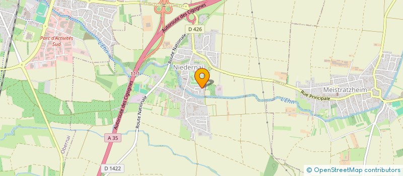 localisation de l'entreprise MONSIEUR BASTIEN JACQUOT  NIEDERNAI