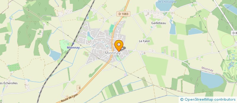 localisation de l'entreprise MONSIEUR BASTIEN JAUDON  MIONNAY