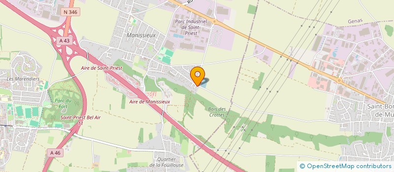 localisation de l'entreprise MONSIEUR BASTIEN JAUSSAUD  SAINT-PRIEST