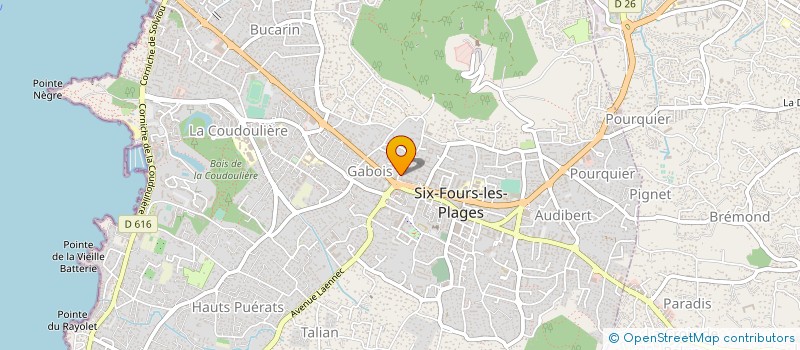 localisation de l'entreprise MONSIEUR BASTIEN JIMENEZ à SIX-FOURS-LES-PLAGES