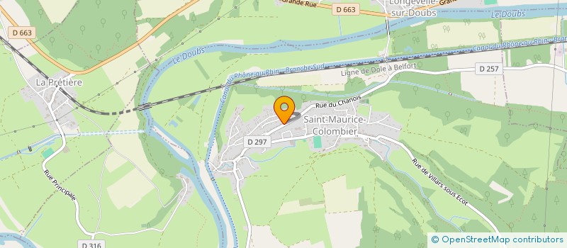 localisation de l'entreprise MONSIEUR BASTIEN JOLY  SAINT-MAURICE-COLOMBIER