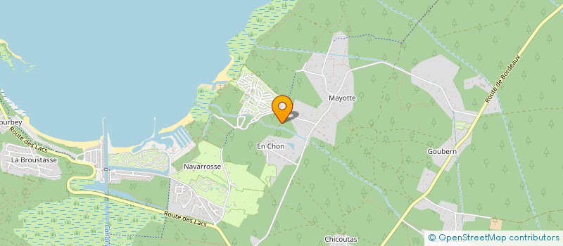 localisation de l'entreprise MONSIEUR BASTIEN JONATHAN BLIN  BISCARROSSE