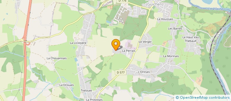 localisation de l'entreprise MONSIEUR BASTIEN JORIGNE à GUICHEN