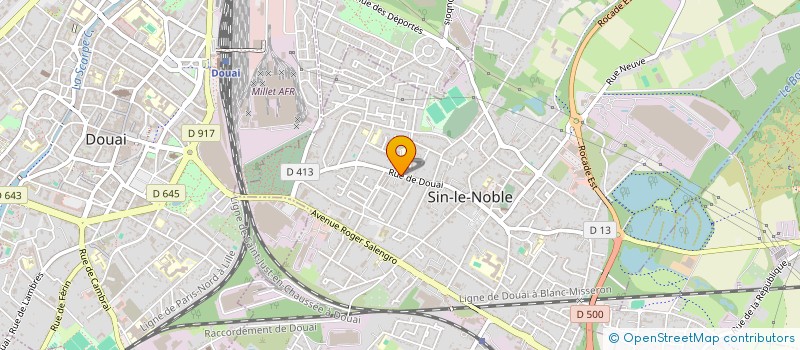 localisation de l'entreprise MONSIEUR BASTIEN JOSSE  SIN-LE-NOBLE