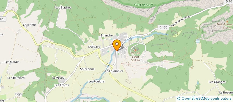 localisation de l'entreprise MONSIEUR BASTIEN JOUSSAUME à SAOU