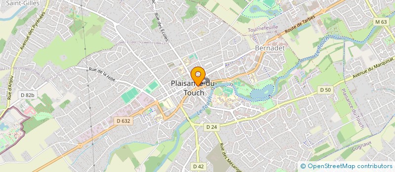 localisation de l'entreprise MONSIEUR BASTIEN JULLIOT  PLAISANCE-DU-TOUCH