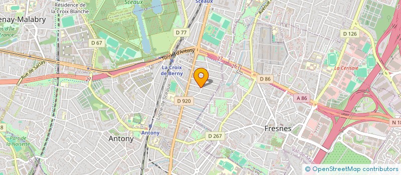 localisation de l'entreprise MONSIEUR BASTIEN KARKOUCHE à ANTONY