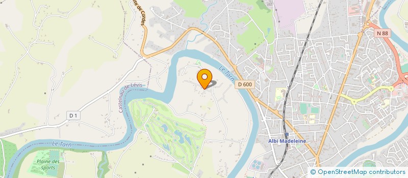 localisation de l'entreprise MONSIEUR BASTIEN KELLER  ALBI