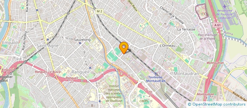 localisation de l'entreprise MONSIEUR BASTIEN KOVAC à TOULOUSE
