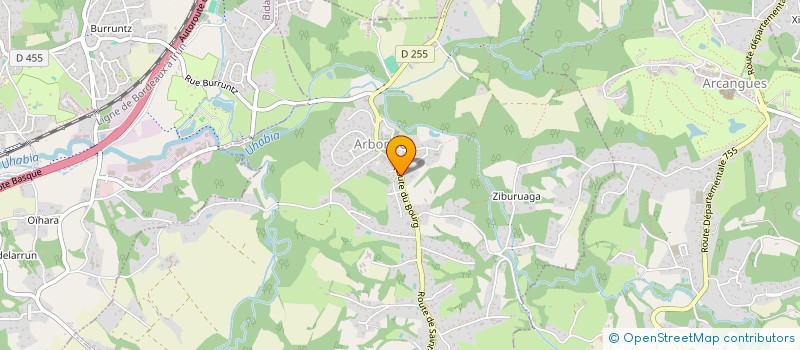 localisation de l'entreprise MONSIEUR BASTIEN LABADIE  ARBONNE