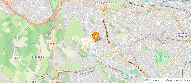 localisation de l'entreprise MONSIEUR BASTIEN LACROIX à MONTPELLIER