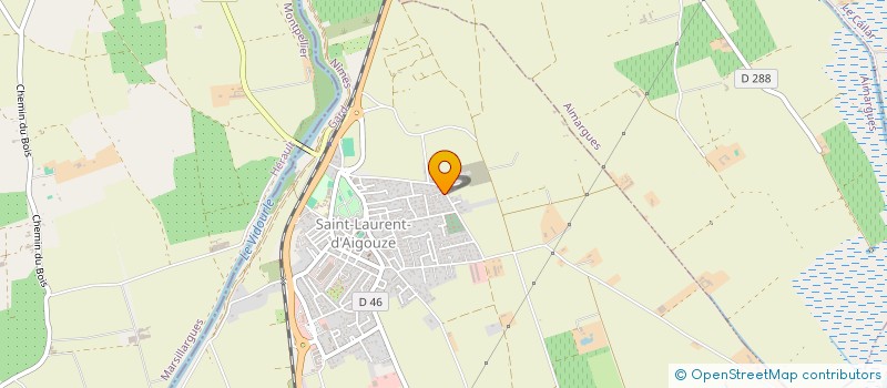 localisation de l'entreprise MONSIEUR BASTIEN LAFFAILLE  SAINT-LAURENT-D'AIGOUZE