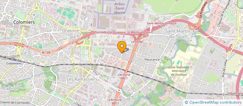 localisation de l'entreprise MONSIEUR BASTIEN LAFFONT  TOULOUSE
