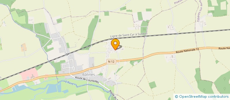 localisation de l'entreprise MONSIEUR BASTIEN LAGRANGE  BALINES