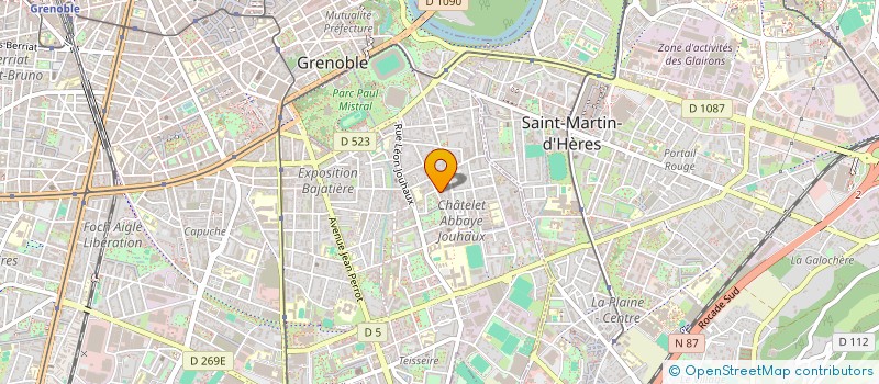 localisation de l'entreprise MONSIEUR BASTIEN LALANDE à GRENOBLE