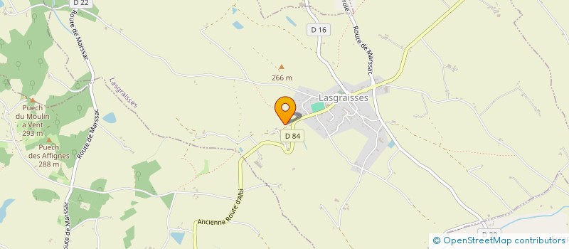 localisation de l'entreprise MONSIEUR BASTIEN LAMBOUR  LASGRAISSES