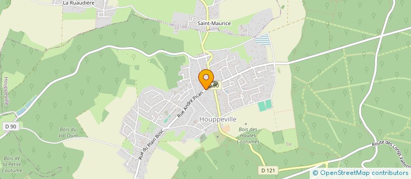localisation de l'entreprise MONSIEUR BASTIEN LANCELEVEE à HOUPPEVILLE