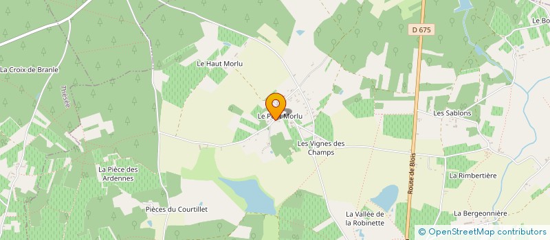 localisation de l'entreprise MONSIEUR BASTIEN LANDAIS  SAINT-ROMAIN-SUR-CHER