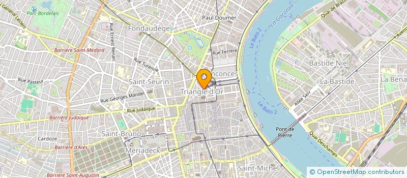 localisation de l'entreprise MONSIEUR BASTIEN LANGAUD  BORDEAUX