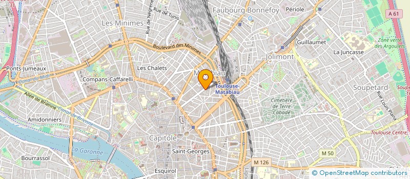 localisation de l'entreprise MONSIEUR BASTIEN LARROUY  TOULOUSE