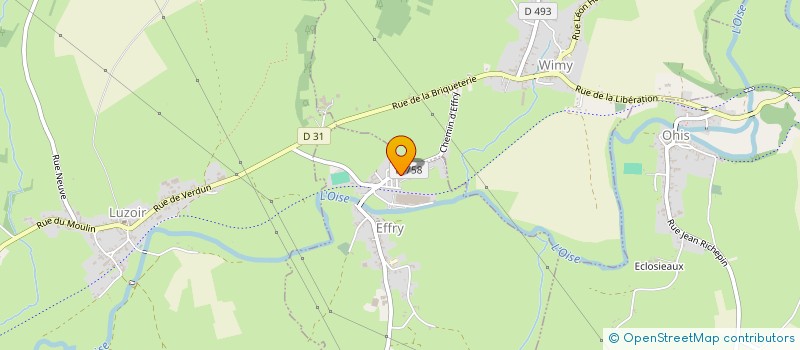 localisation de l'entreprise MONSIEUR BASTIEN LARZILLIERE  EFFRY