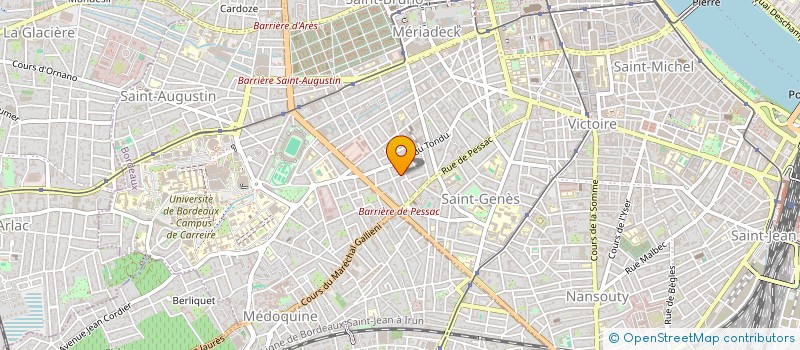 localisation de l'entreprise MONSIEUR BASTIEN LAUQUE  BORDEAUX