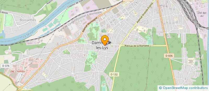 localisation de l'entreprise MONSIEUR BASTIEN LAURENT à DAMMARIE-LES-LYS