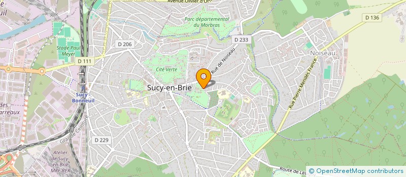 localisation de l'entreprise MONSIEUR BASTIEN LAVIE à SUCY-EN-BRIE