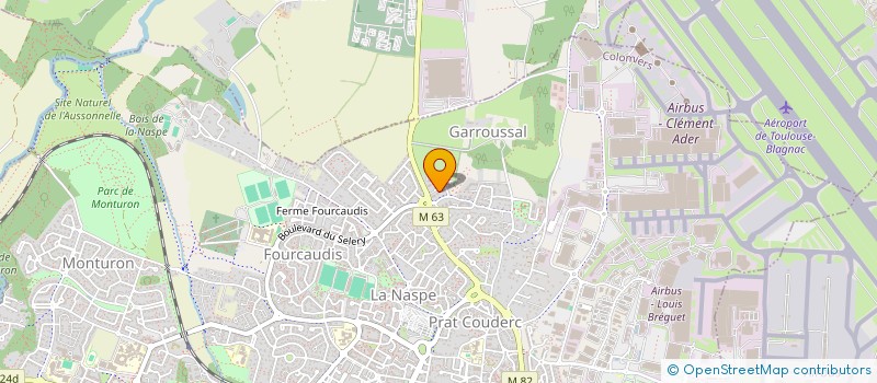 localisation de l'entreprise MONSIEUR BASTIEN LE GALL DIEDRICH à COLOMIERS