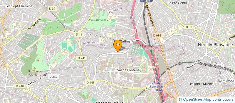 localisation de l'entreprise MONSIEUR BASTIEN LE GALLO à FONTENAY-SOUS-BOIS